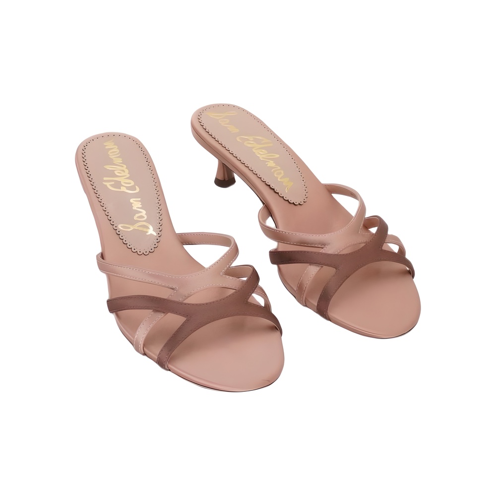 Sam Edelman Womens Camille Heeled Sandals Spiced Coral Size 9M
